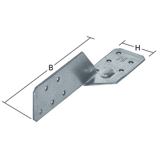 Patte de solivage, 250 mm